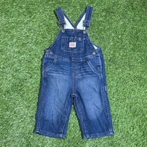 Levi's Kids Dark Blue Overalls
